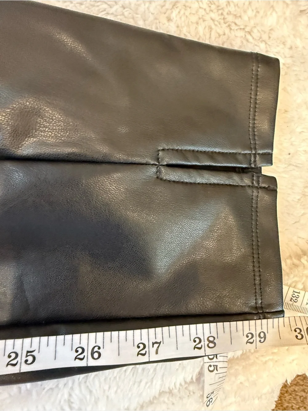 Express Black Faux Leather Leggings XL